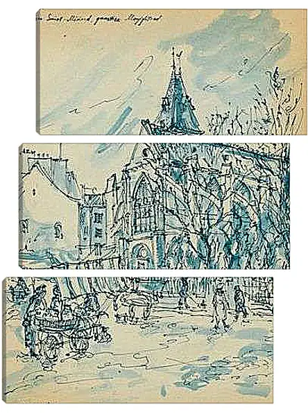 Модульная картина - Paris. Коровин Константин