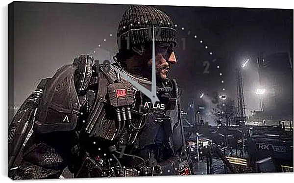 Часы картина - Call Of Duty: Advanced Warfare