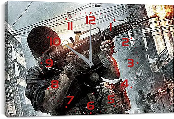 Часы картина - Call Of Duty