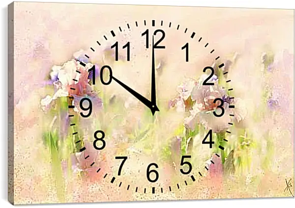 Часы картина - Абстракция