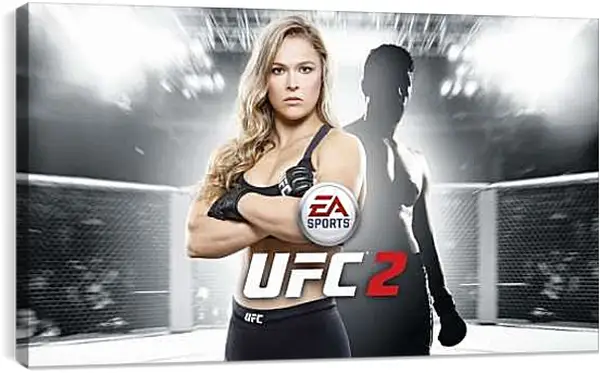 Постер на подрамнике - UFC. Ронда Роузи. EA Sports
