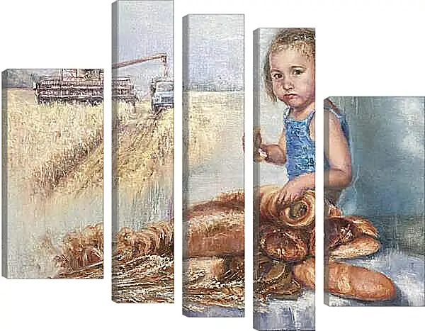 Модульная картина - Праздник хлеба