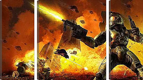 Модульная картина - Halo 2