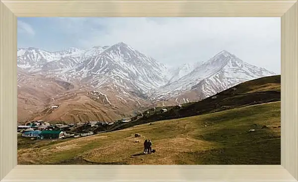 Картина в раме - Гора Базардюзю 1. Дагестан