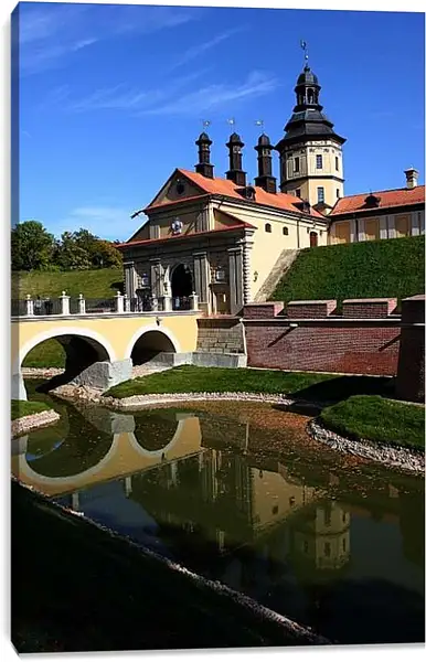 Постер на подрамнике - Несвижский замок 1. Республика Беларусь