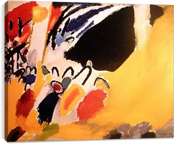 Постер на подрамнике - Impressions III (Concert). Кандинский Василий