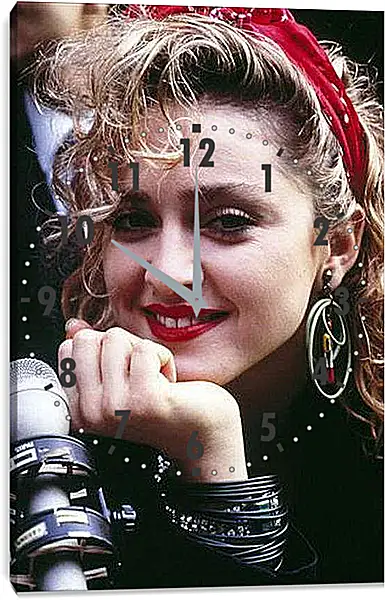 Часы картина - Madonna - Мадонна
