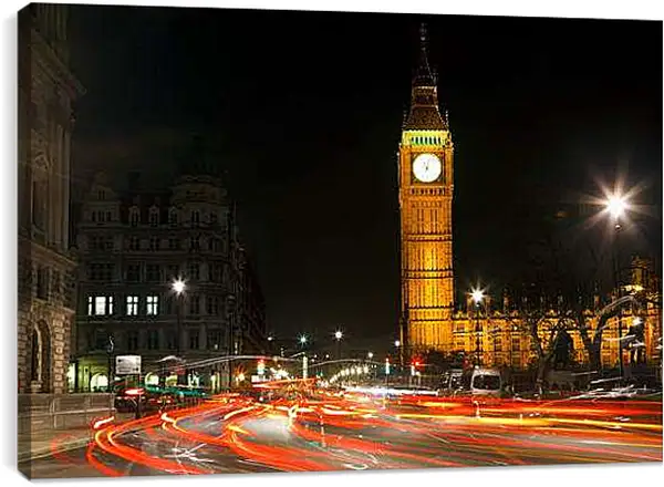 Постер на подрамнике - Лондон. Биг-Бен.