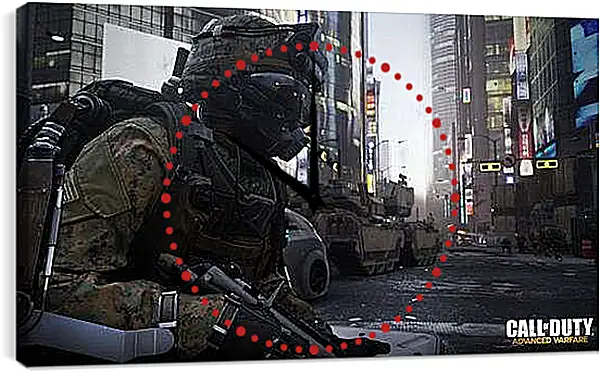 Часы картина - Call Of Duty: Advanced Warfare