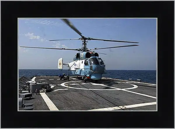 Картина в раме - Вертолет