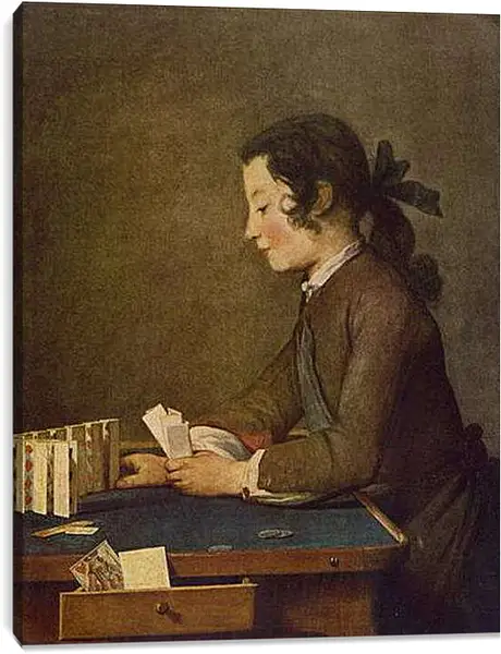 Постер на подрамнике - The House of Cards Espanol. Жан Батист Симеон Шарден