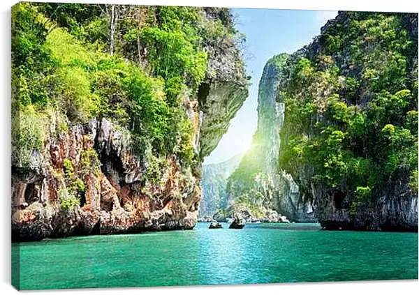 Постер на подрамнике - Лагуна