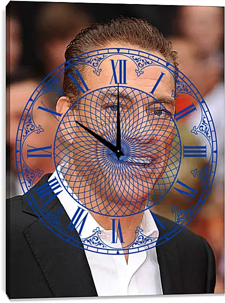 Часы картина - Жан-Клод Ван Дамм. Jean-Claude Van Damme