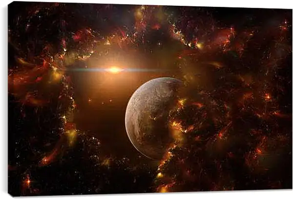 Постер на подрамнике - Космос