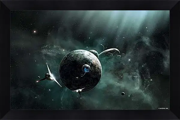 Картина в раме - Космос