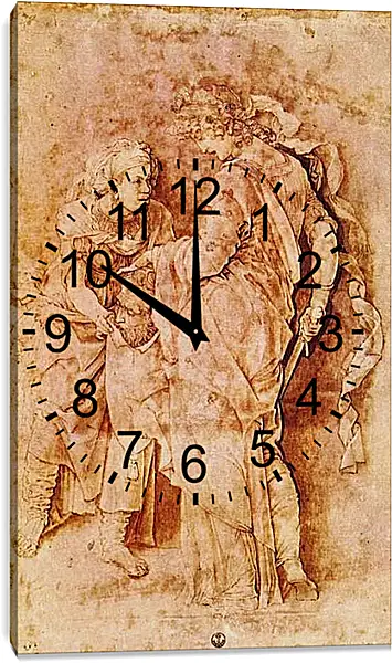 Часы картина - Юдифь и Олоферн. Андреа Мантенья