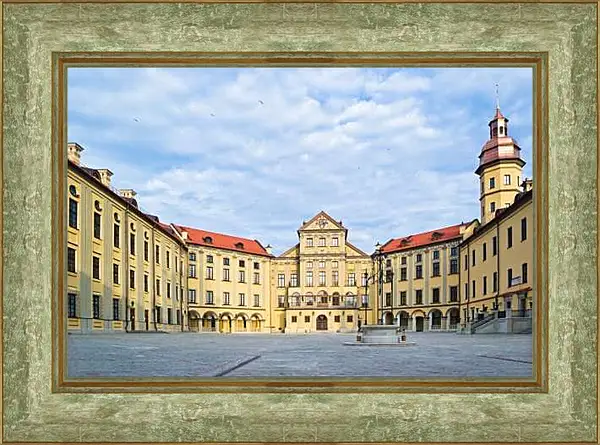 Картина в раме - Несвижский замок 3. Республика Беларусь