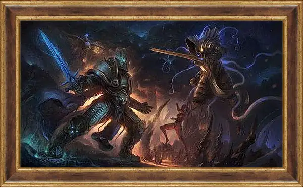Картина в раме - diablo, warcraft, starcraft