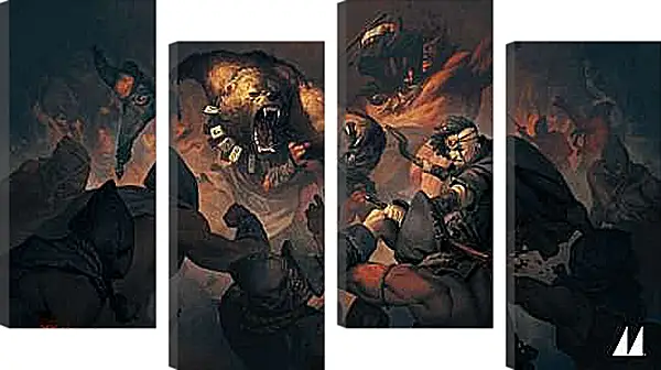 Модульная картина - Diablo IV