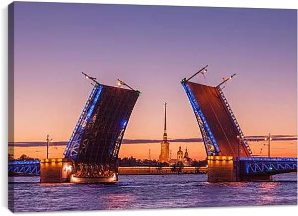 Постер на подрамнике - Петропавловская крепость