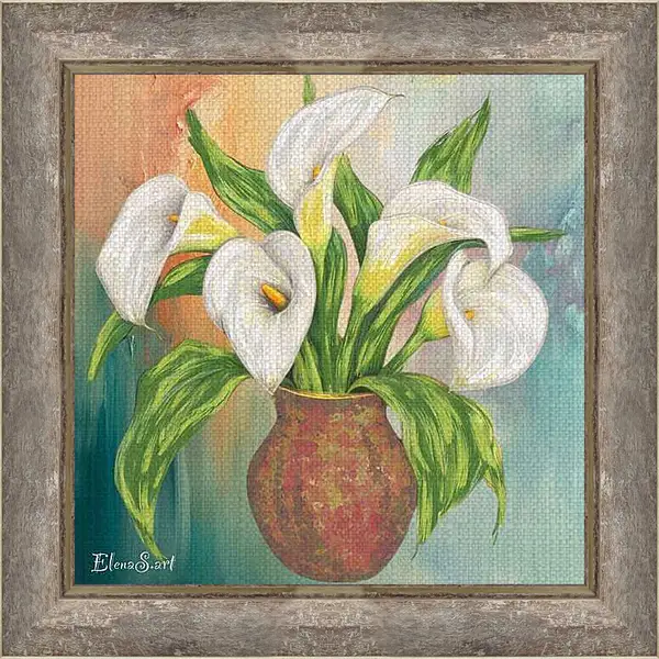 Картина в раме - Flowers 16