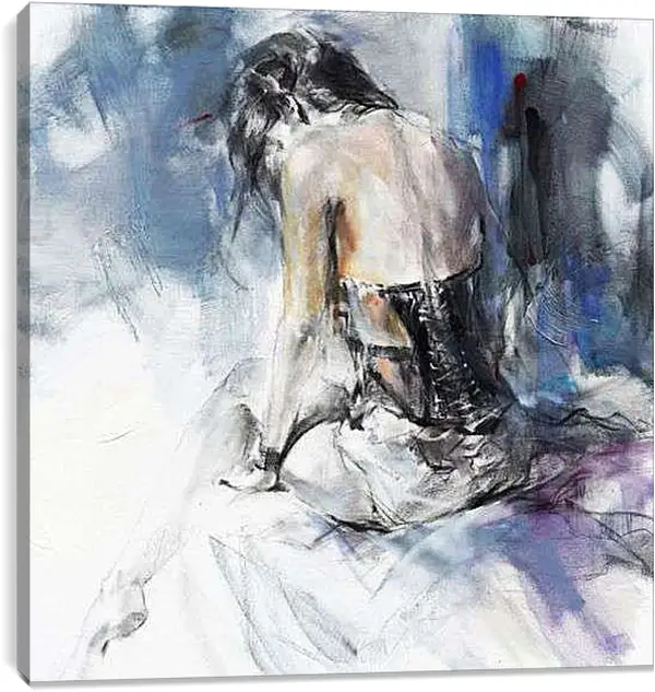 Постер на подрамнике - Корсет