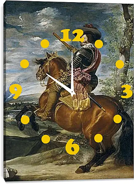 Часы картина - Gaspar de Guzman Count-Duke of Olivares. Диего Веласкес