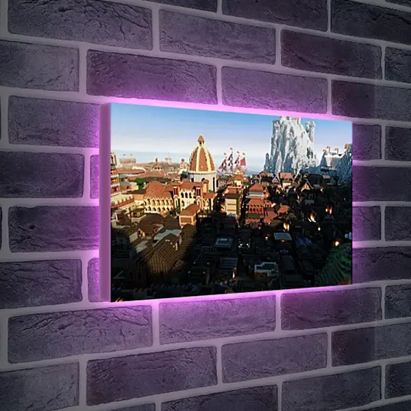 Лайтбокс световая панель - Minecraft