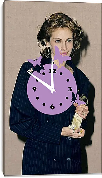 Часы картина - Джулия Робертс. Julia Roberts