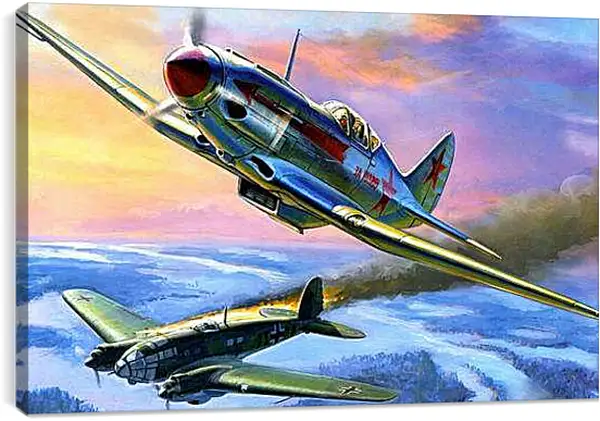 Постер на подрамнике - Самолет