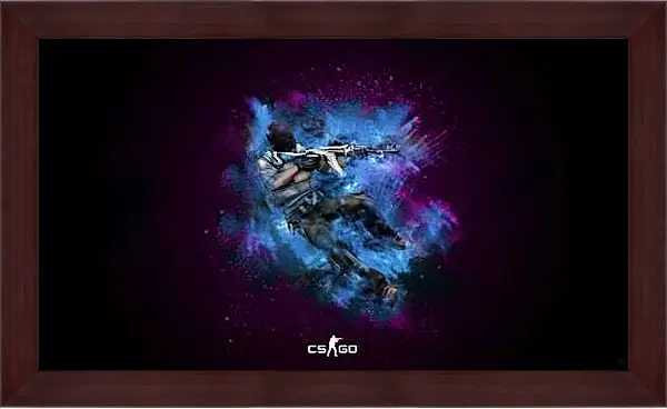 Картина в раме - CS Blue