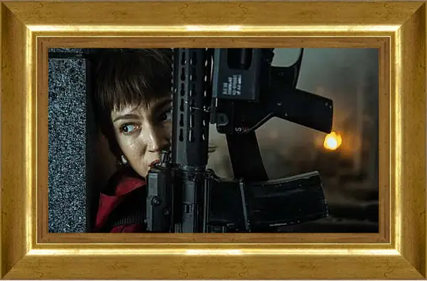 Картина в раме - Бумажный дом. La casa de papel