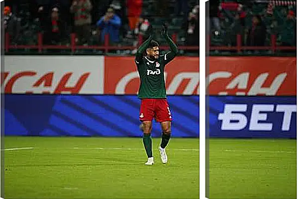 Модульная картина - Пабло Насименто. Локомотив Москва. Lokomotiv Moscow