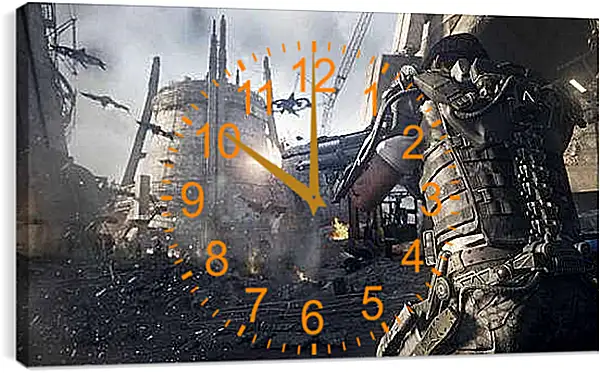 Часы картина - Call Of Duty: Advanced Warfare