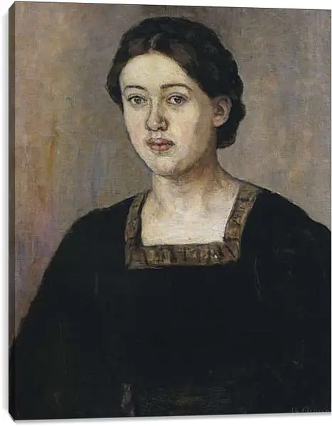 Постер на подрамнике - Портрет А .А. Добринской. Василий Суриков