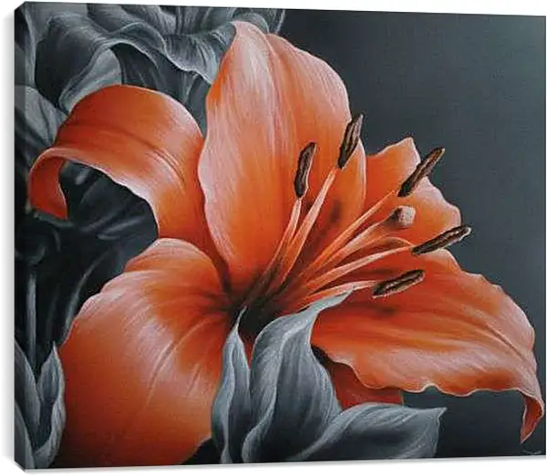 Постер на подрамнике - Лилия