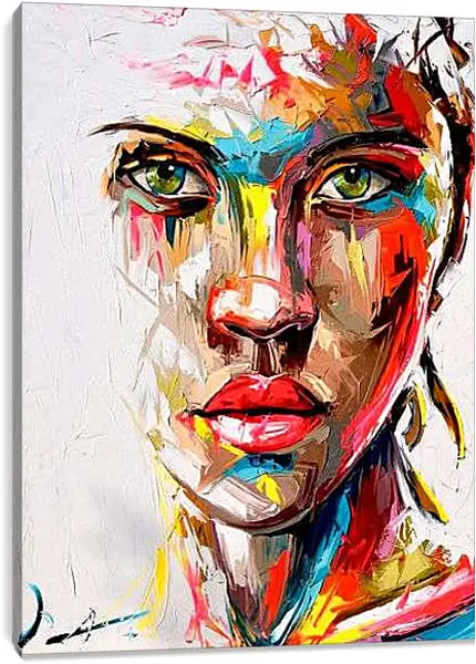 Постер на подрамнике - Зеленоглазка