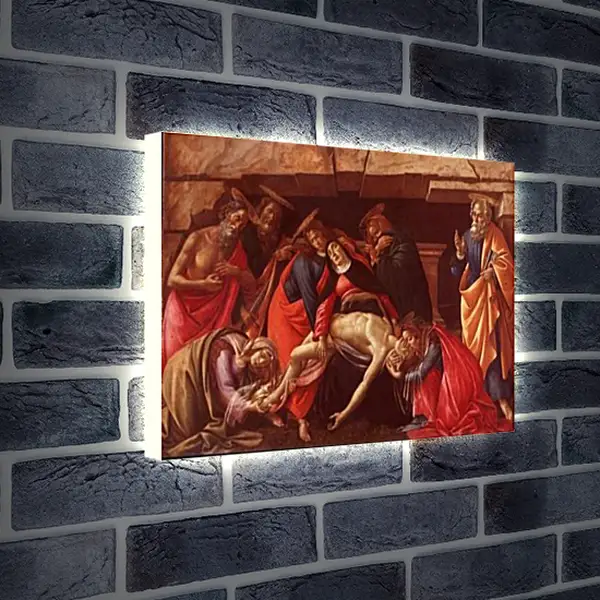 Лайтбокс световая панель - Deposition. Сандро Боттичелли