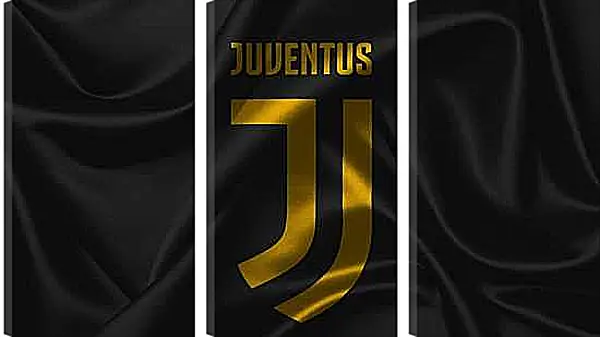 Модульная картина - Эмблема Ювентус. Juventus.