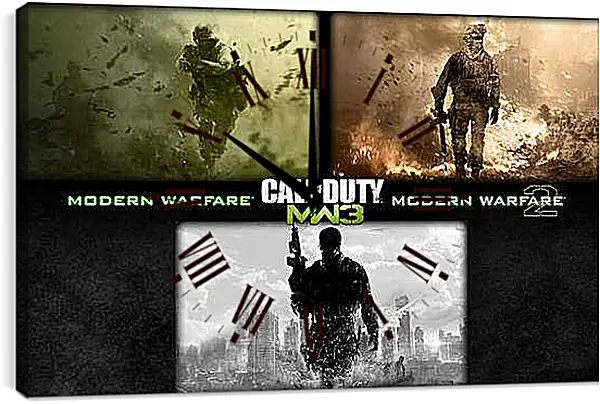 Часы картина - Call Of Duty