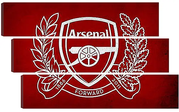 Модульная картина - Эмблема ФК Арсенал