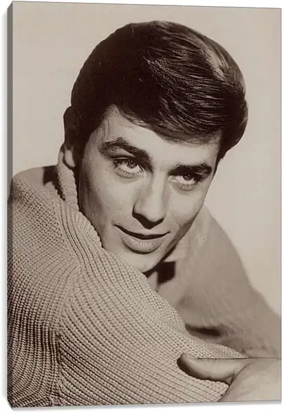 Постер на подрамнике - Ален Делон. Alain Delon