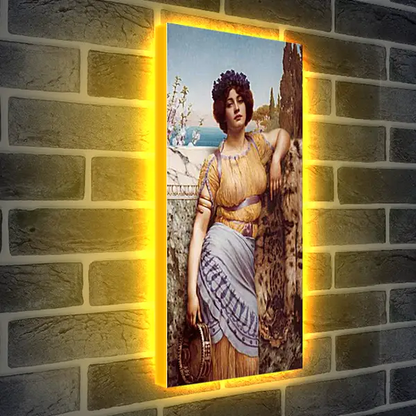 Лайтбокс световая панель - Ionian Dancing Girl. Джон Уильям Годвард