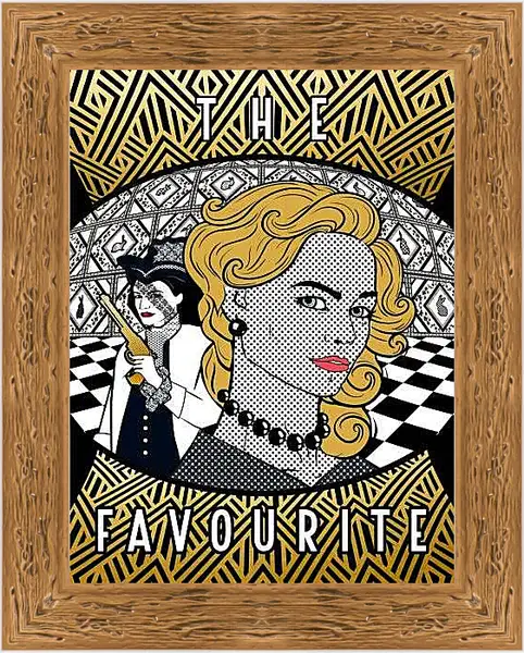 Картина в раме - Фаворитка