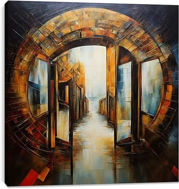 Постер на подрамнике - Переход