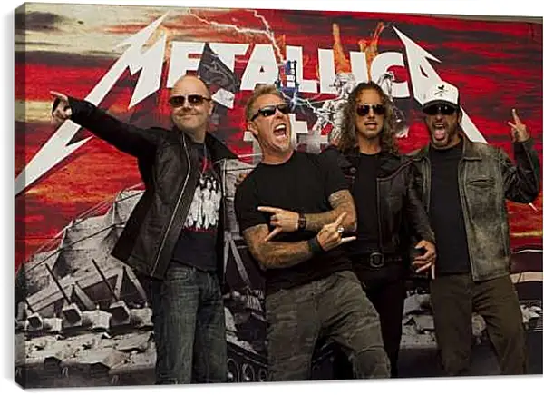 Постер на подрамнике - Металлика. Metallica