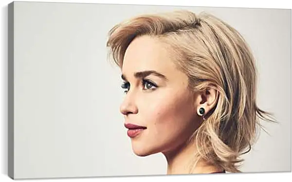 Постер на подрамнике - Эмилия Кларк. Emilia Clarke
