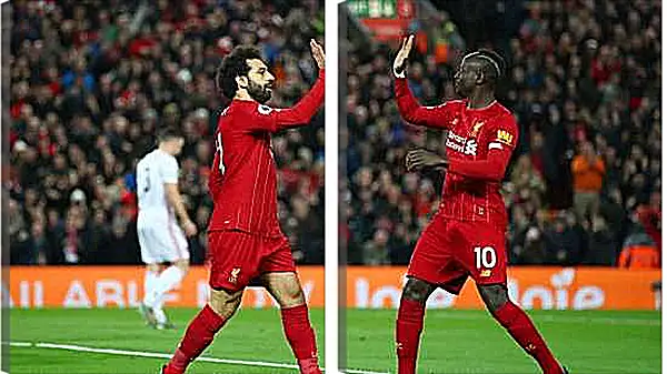 Модульная картина - Празднование гола. Ливерпуль. Liverpool