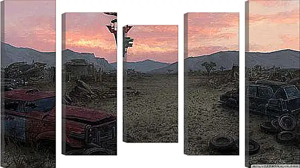 Модульная картина - Fallout: New Vegas