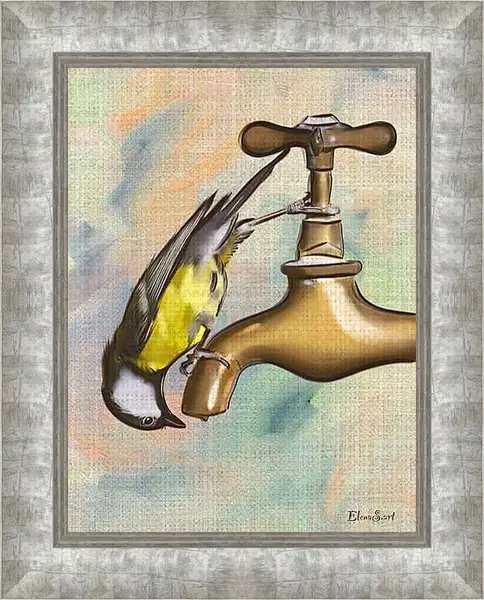 Картина в раме - Bird 2